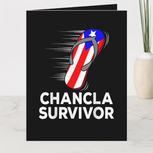 Chancla överlevare kort (Framsida)
