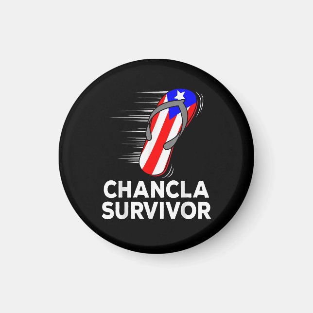 Chancla överlevare magnet (Framsidan)