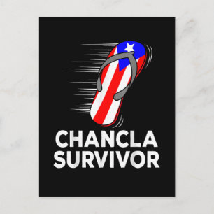 Chancla överlevare meddelande vykort