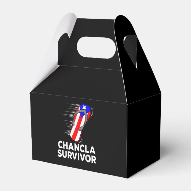 Chancla överlevare presentaskar (Framsidan Sidan)