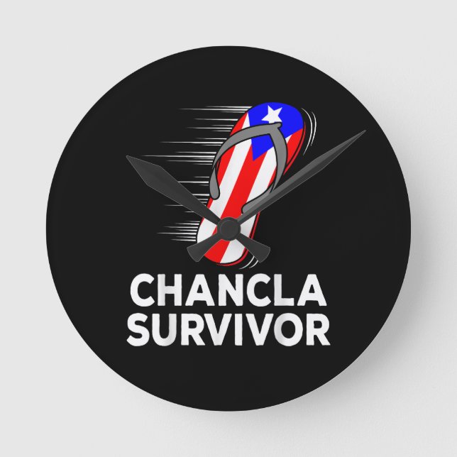 Chancla överlevare rund klocka (Framsida)