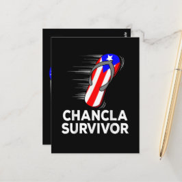 Chancla överlevare vykort