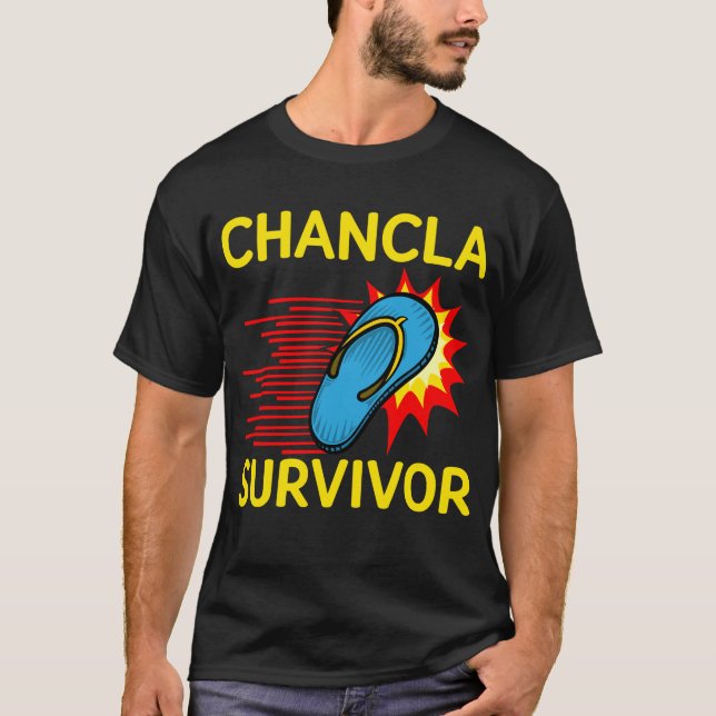 Chancla Survivor T Shirt (Framsida)