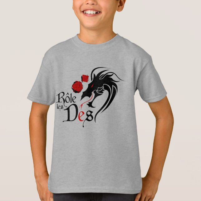 Chandail häller enfants - Rôle les Dés - barn T Shirt (Framsida)