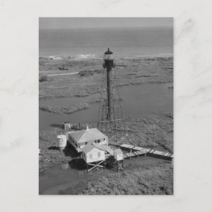 Chandeleur Island Lighthouse Vykort