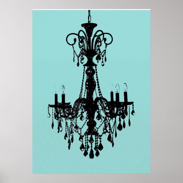 Chandelier Blue Poster (Framsidan)