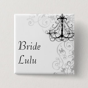 Chandelier Bride Button Knapp