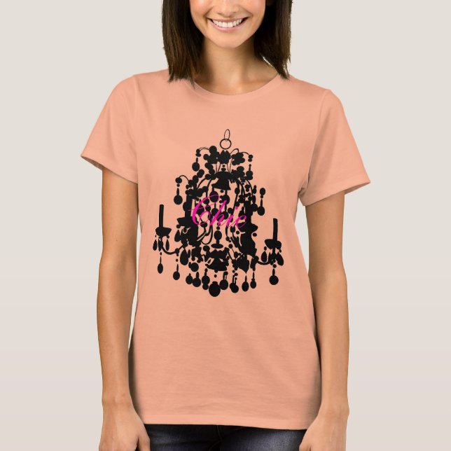 Chandelier Chic T Shirt (Framsida)