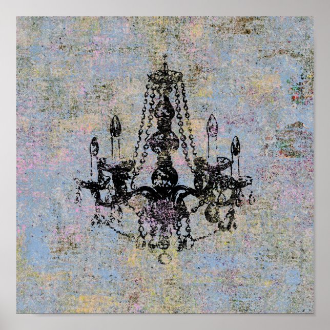 Chandelier Elegance ~ Print/Poster Poster (Framsidan)