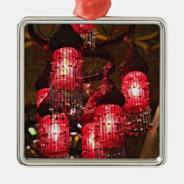 Chandelier för försäljning, Khan el Khalili Bazaar Julgransprydnad Metall (Framsidan)