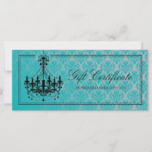 CHANDELIER GIFT CERTIFICATE