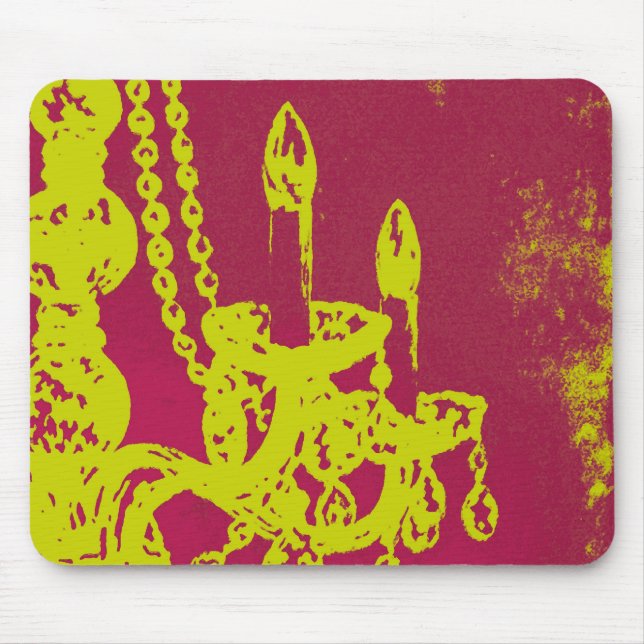 Chandelier Glamor ~ Mousepad Musmatta (Framsidan)