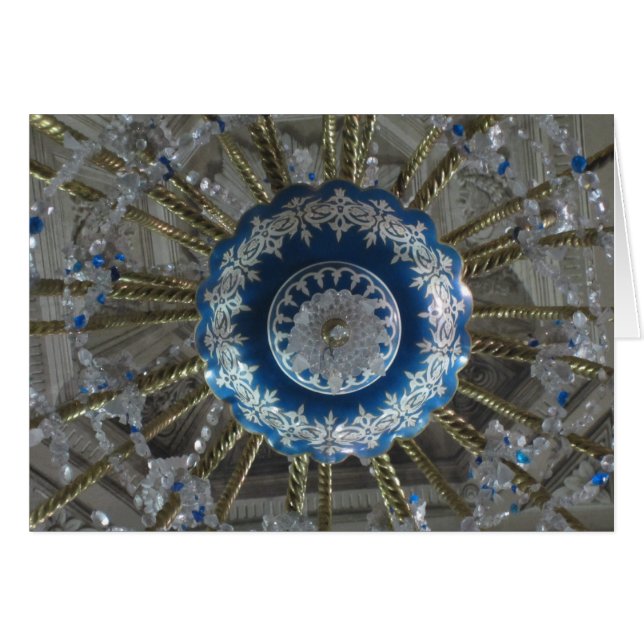 chandelier hälsningskort (Framsidan Horizontal)