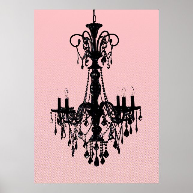 Chandelier och Rosa Poster (Framsidan)