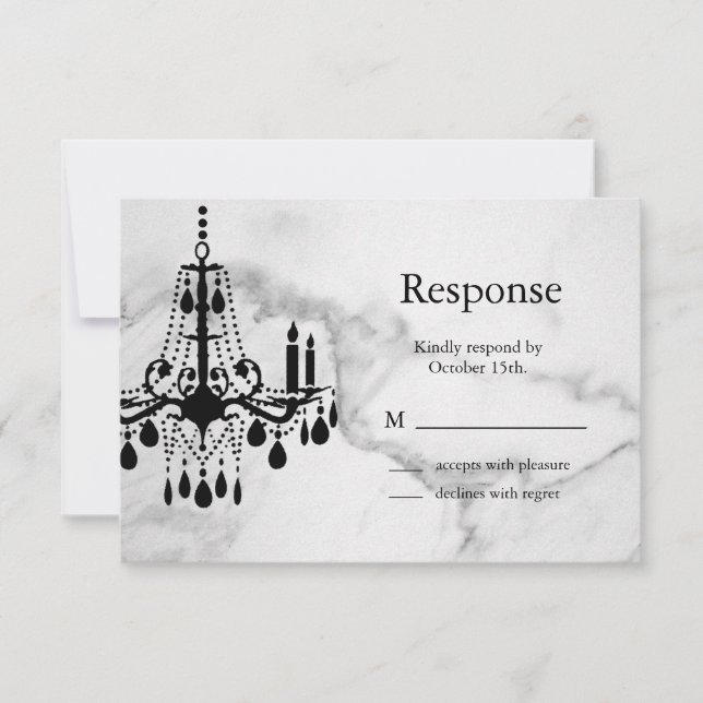 Chandelier OSA på Marble Kort (Framsida)