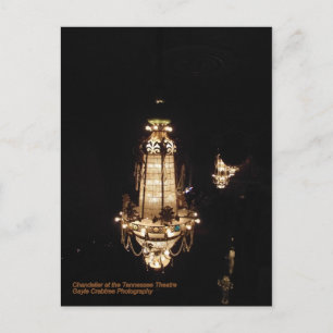 Chandelier på Tennessee Theater Vykort