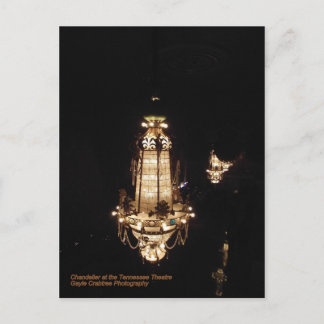 Chandelier på Tennessee Theater Vykort