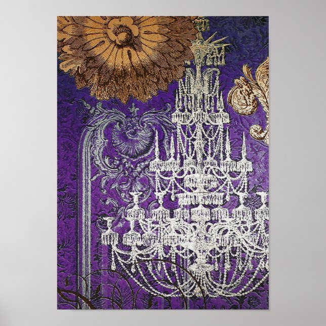 Chandelier Romantik ~ Poster/Skriv ut Poster (Framsidan)