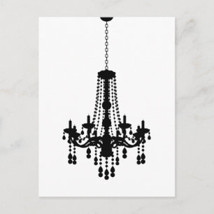 Chandelier-vykort Vykort