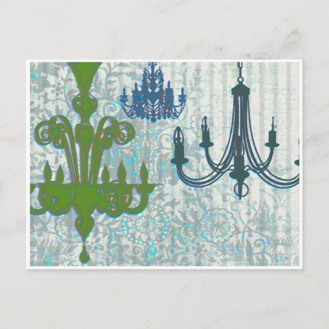 Chandeliers Vykort (Framsida)