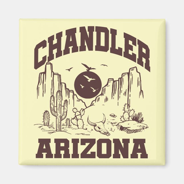 Chandler,Arizona Magnet (Framsidan)