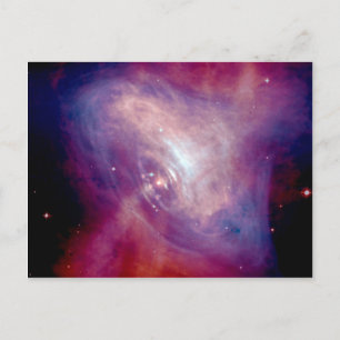 Chandra Krabbnebulosan NASA Rymden Vykort