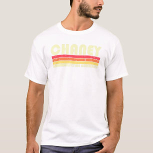 Chaney Surname Retro Vintage 80s 90-åring Reun T Shirt