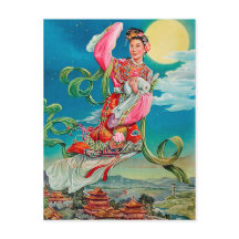 Chang'e 嫦娥 som flyger till den kinesiska