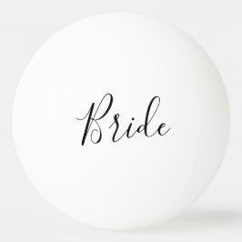Change Font - Custom Bride  Pingisboll