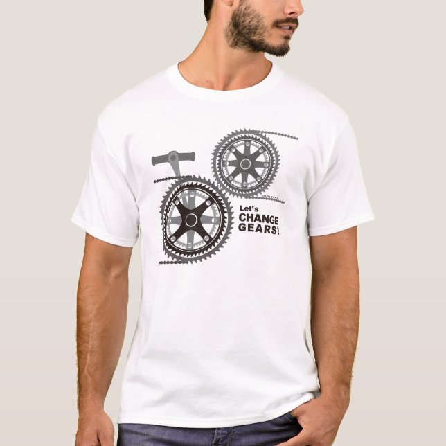 CHANGE GEARS! T-SHIRT (Framsida)