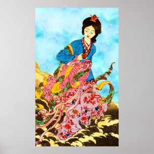 Chang'e gudinna av månen poster