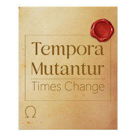 Change Motivational Quote - Latin Poster Art Perfect Poster