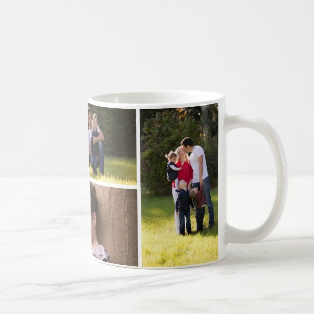 Change photos easily! Make your own photo collage  Kaffemugg (Höger)