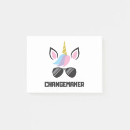Changemaker Unicorn Post-it Block