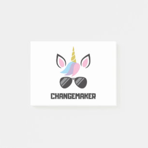 Changemaker Unicorn Post-it Block