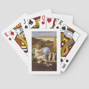 "Changing Fortune" eller "Melancholy" (olja) Spel Kort