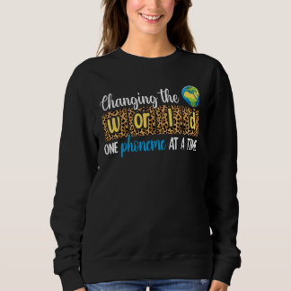 Changing The World One Phoneme At A Time Teacher L T Shirt