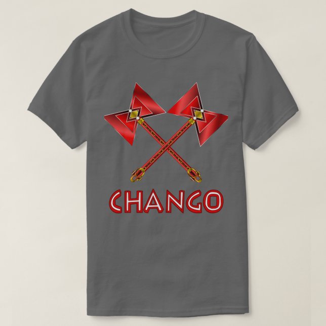 Chango Twin Dubbla ThunderAxe Classic TShirt T Shirt (Design framsida)
