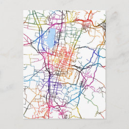 Changzhi China City Map Vykort