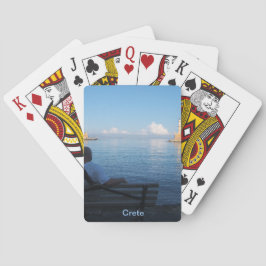 Chania Harbour, Crete Bicycle®-uppspelningskort Casinokort