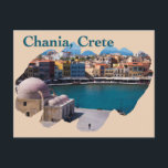 Chania, Kreta: Venetian Harbour Vykort<br><div class="desc">En charmerande stad, Chania, ligger i den nordvästra delen av ön Kreta, den största av de grekiska öarna. De små gator som utgör den gamla staden börjar vid den gamla hamnen i Venetian. Chania är värd för många besökare varje år, eftersom staden betjänas av en flygplats och är en bra...</div>