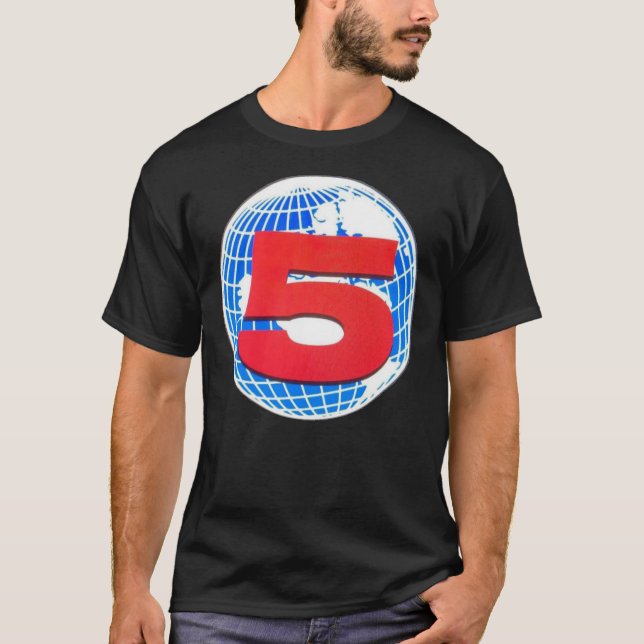Channel 5-logotyp Classic T-Shirt (Framsida)