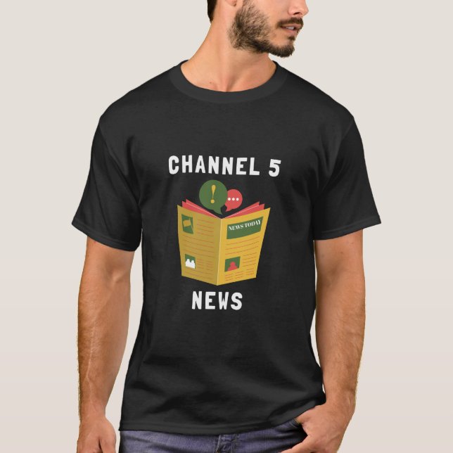 CHANNEL 5 NEWS | Andrew Callaghan All Gas No Break T Shirt (Framsida)