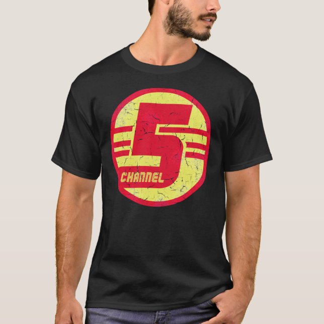 CHANNEL 5 (Tim och Eric Fantastisk Show, Underbart T Shirt (Framsida)