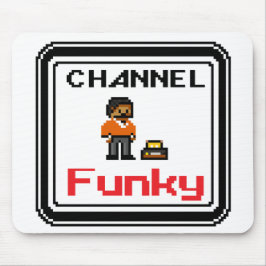 Channel Funky Pixel Art Mousepad Musmatta