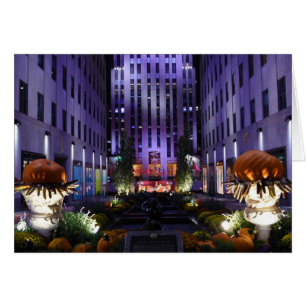 Channel Gardens Rockefeller Center New York City Hälsningskort