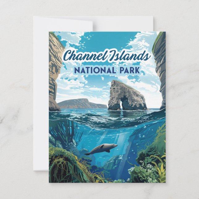 Channel Islands National Park California Card (Framsida)