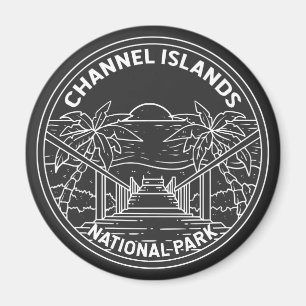 Channel Islands National Park California Monoline Magnet