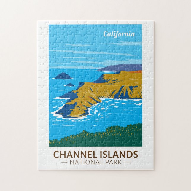 Channel Islands National Park California Travel Pussel (Vertikal)