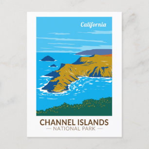 Channel Islands National Park California Travel Vykort